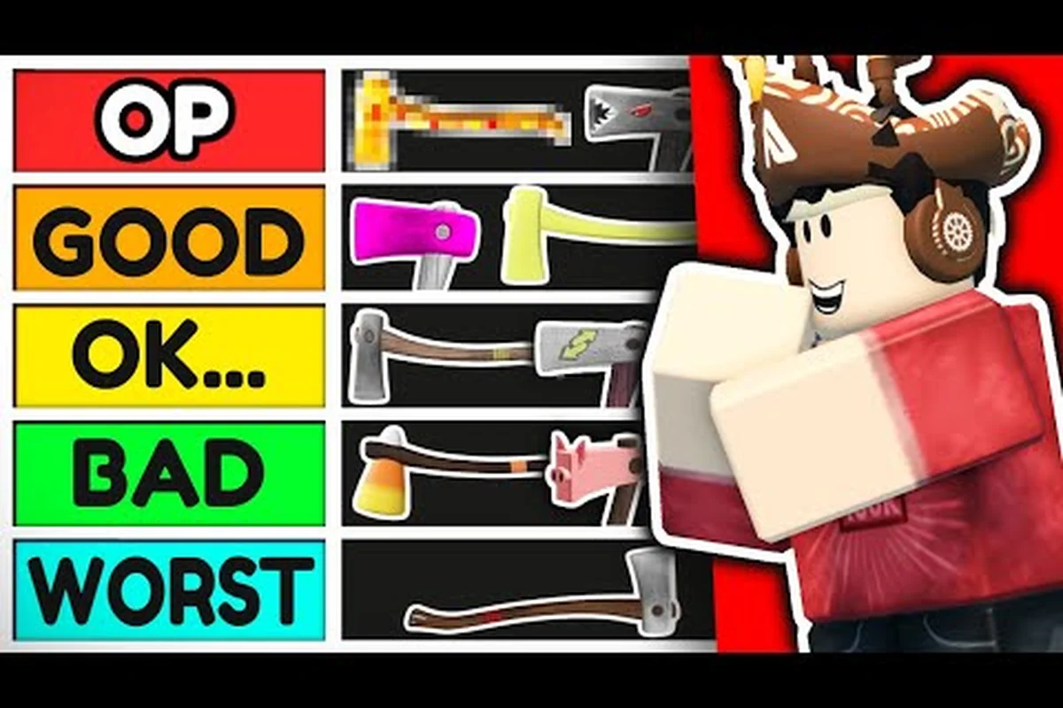 Lumber Tycoon 2 Axe Stats Compared: Damage, DPS, Range