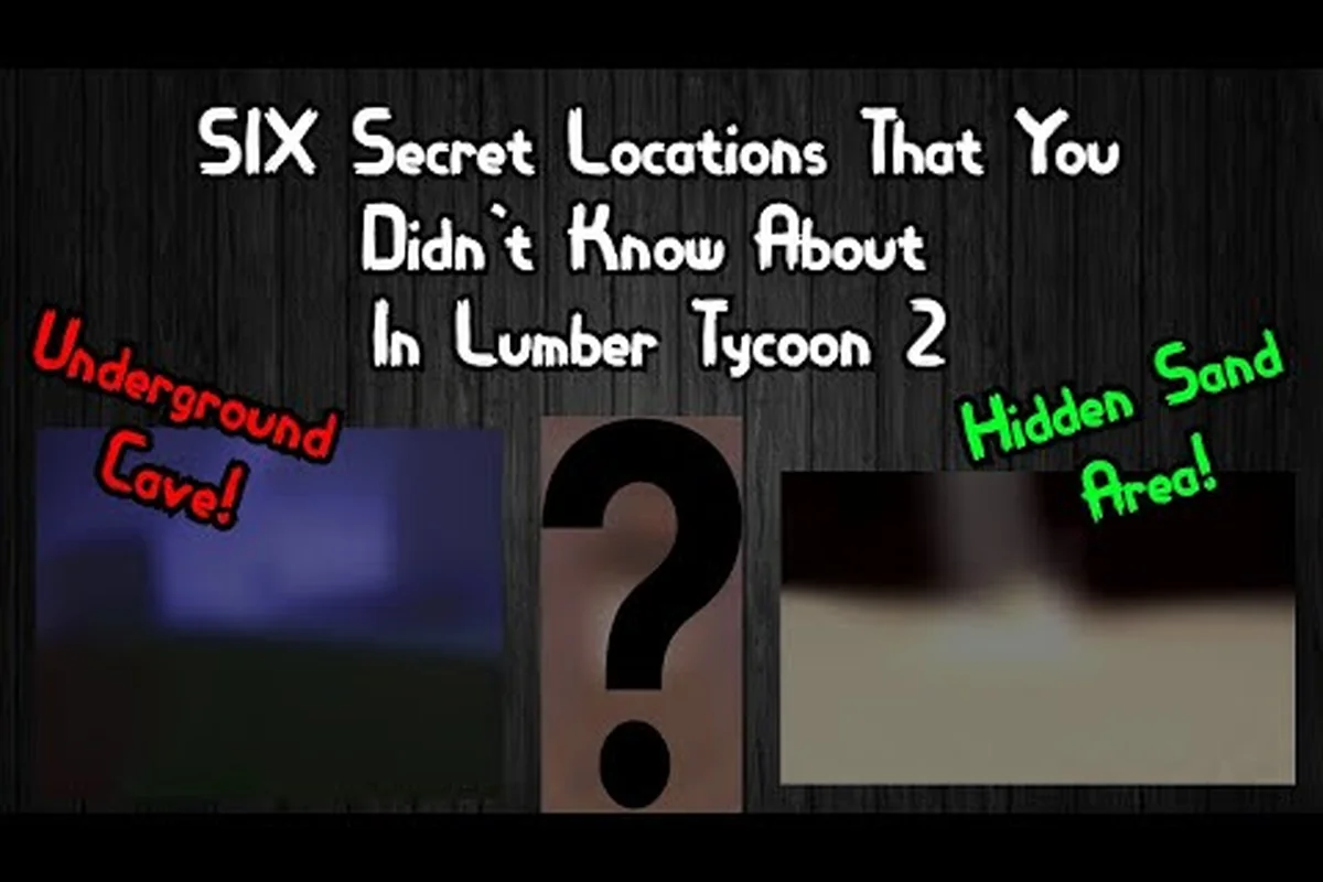 Lumber Tycoon 2 Secret Areas: Lost Cave and VIP Room